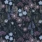 Preview: Calais by Claire’s Creative Forest – Baumwollwebware Wildblumen dunkelblau